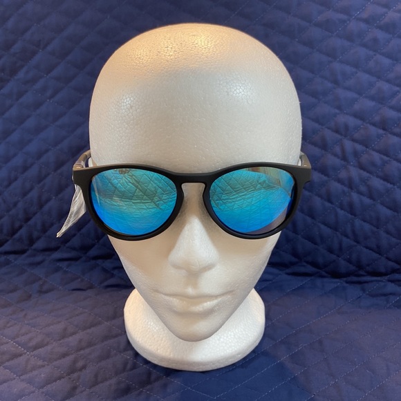 Polarized BLUE LENS W/BLACK FRAME Sunglasses. NWT - Picture 3 of 16